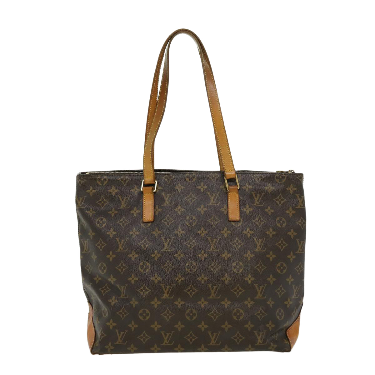 LOUIS VUITTON Monogram Cabas Mezzo Tote Bag M51151 LV Auth 32280 - 0