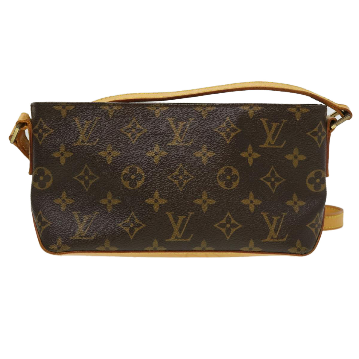 LOUIS VUITTON Monogram Trotteur Shoulder Bag M51240 LV Auth 32307