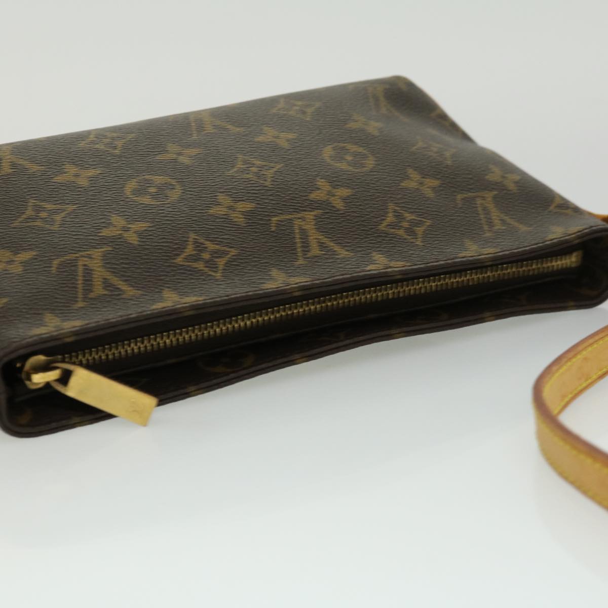 LOUIS VUITTON Monogram Trotteur Shoulder Bag M51240 LV Auth 32307