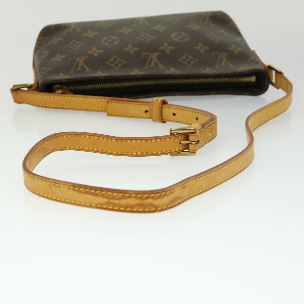 LOUIS VUITTON Monogram Trotteur Shoulder Bag M51240 LV Auth 32307