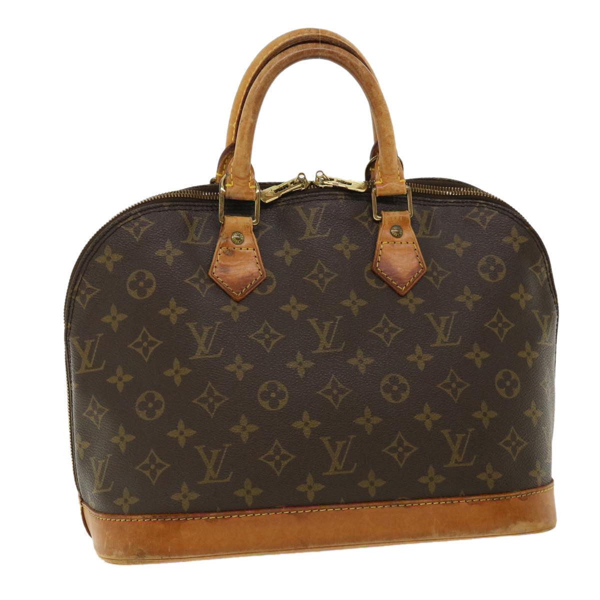 LOUIS VUITTON Monogram Alma Hand Bag M51130 LV Auth 32318