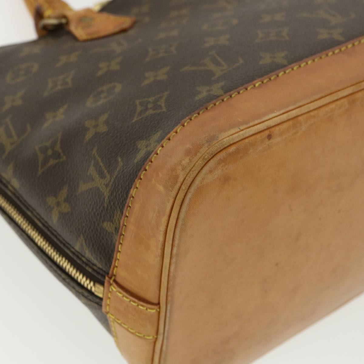 LOUIS VUITTON Monogram Alma Hand Bag M51130 LV Auth 32318