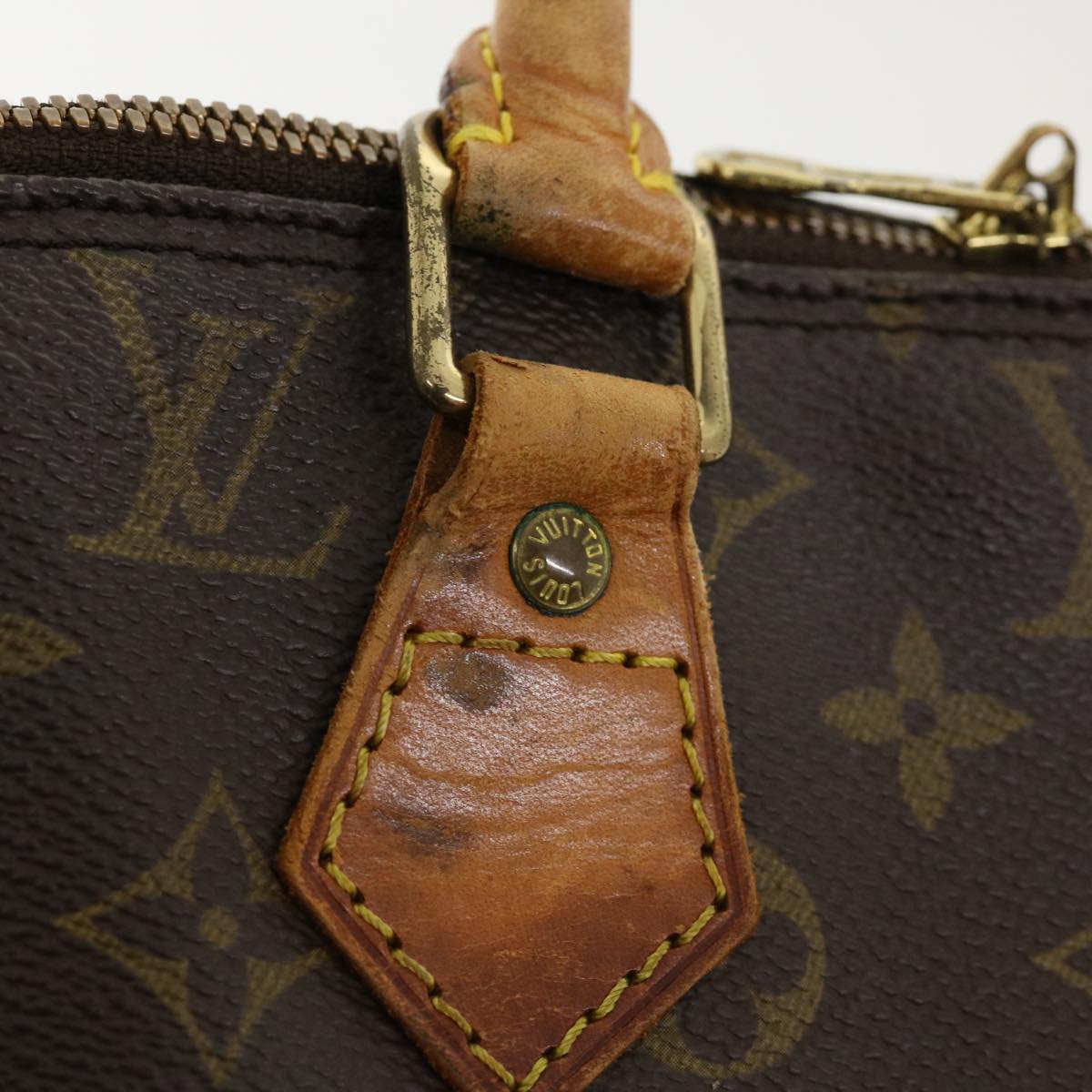 LOUIS VUITTON Monogram Alma Hand Bag M51130 LV Auth 32318