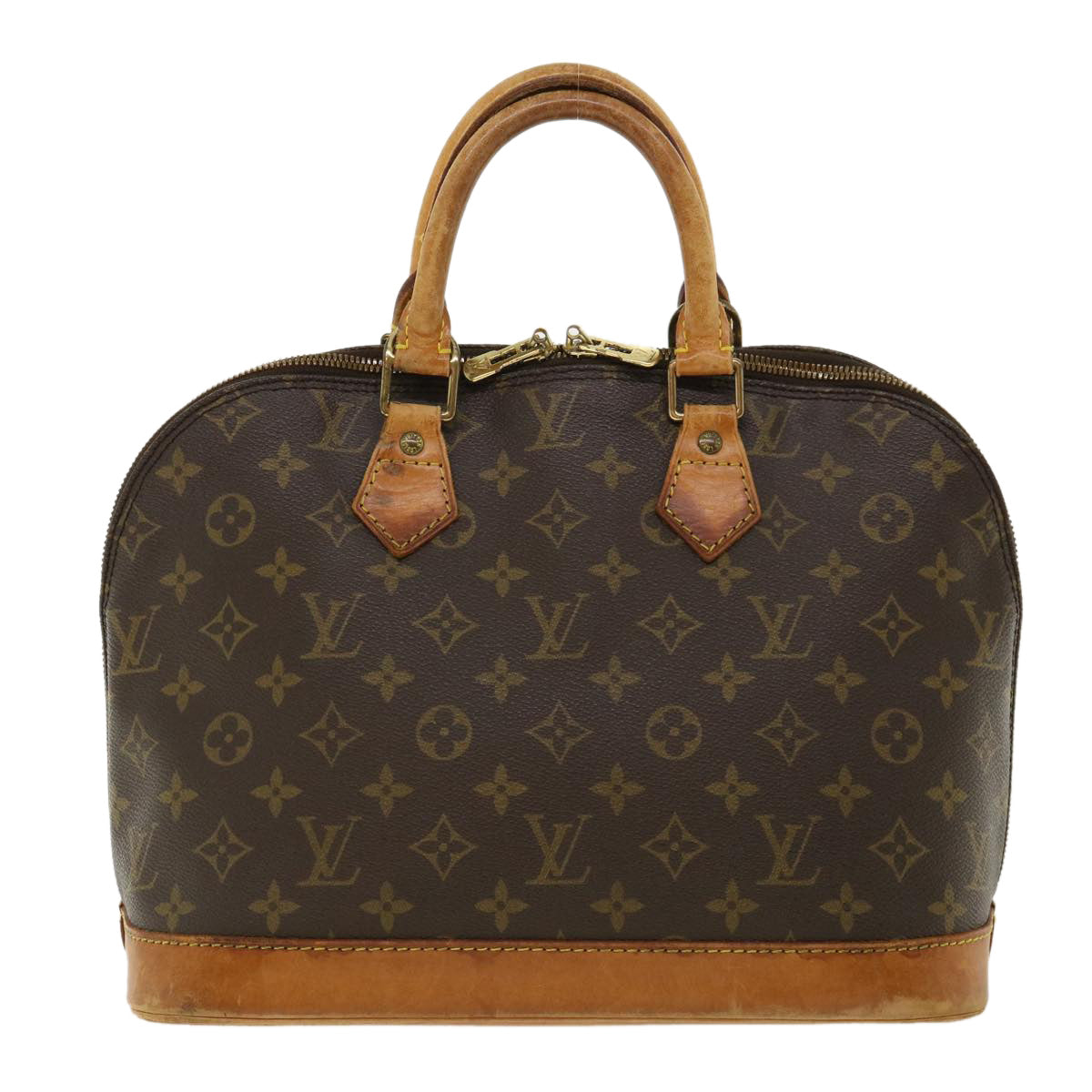 LOUIS VUITTON Monogram Alma Hand Bag M51130 LV Auth 32318