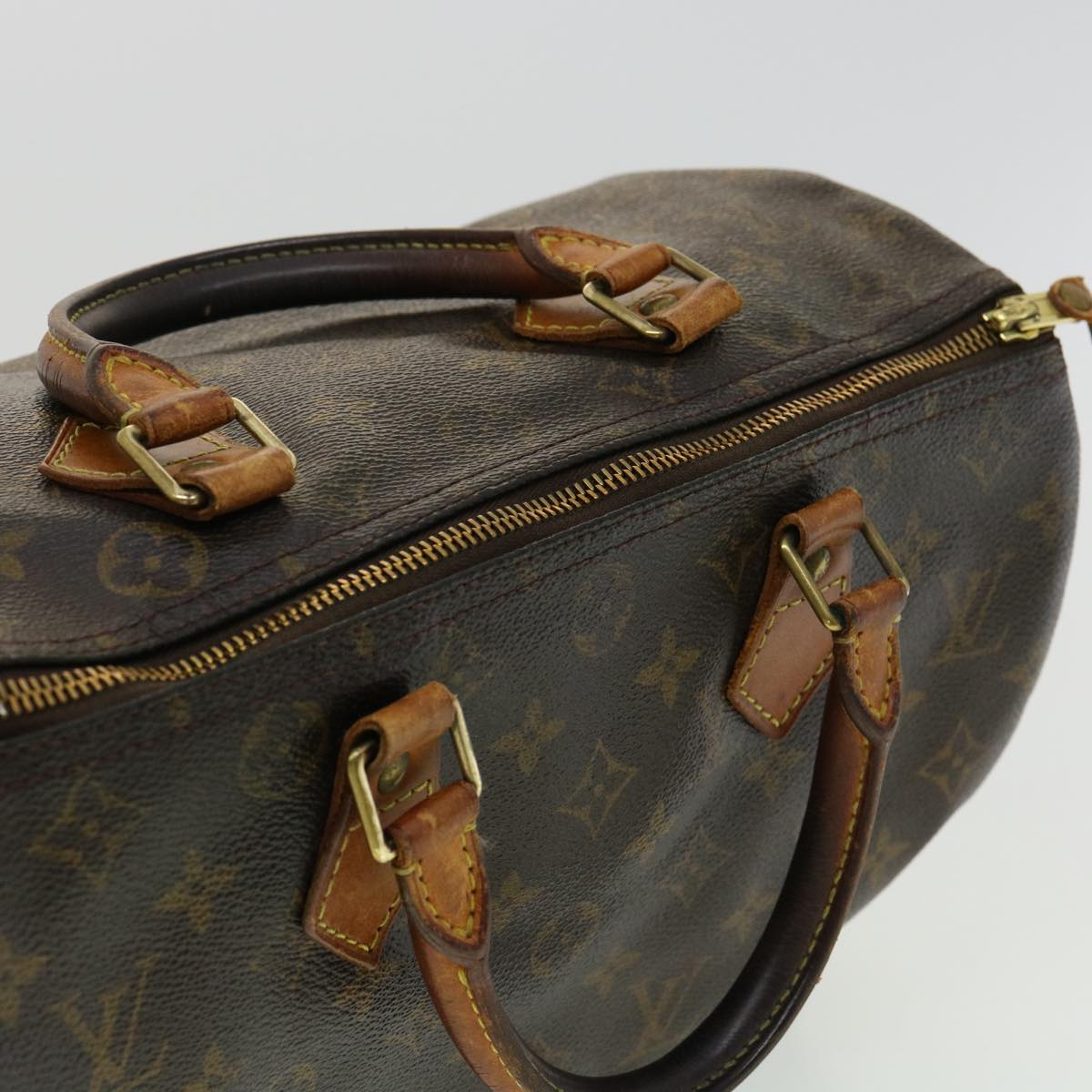 LOUIS VUITTON Monogram Speedy 30 Hand Bag M41526 LV Auth 32331