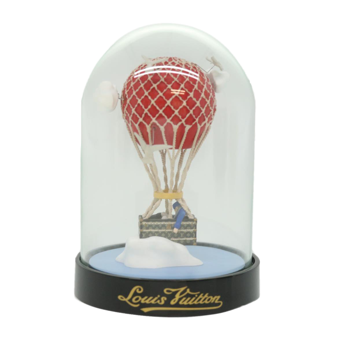 LOUIS VUITTON Snow Globe balloon Exclusive to LV VIP Clear Red LV Auth 32342A