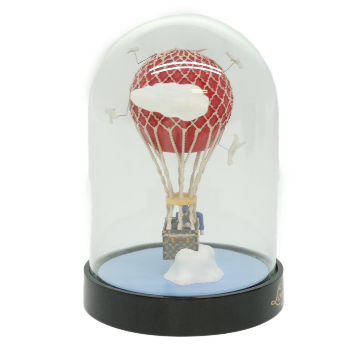 LOUIS VUITTON Snow Globe balloon Exclusive to LV VIP Clear Red LV Auth 32342A