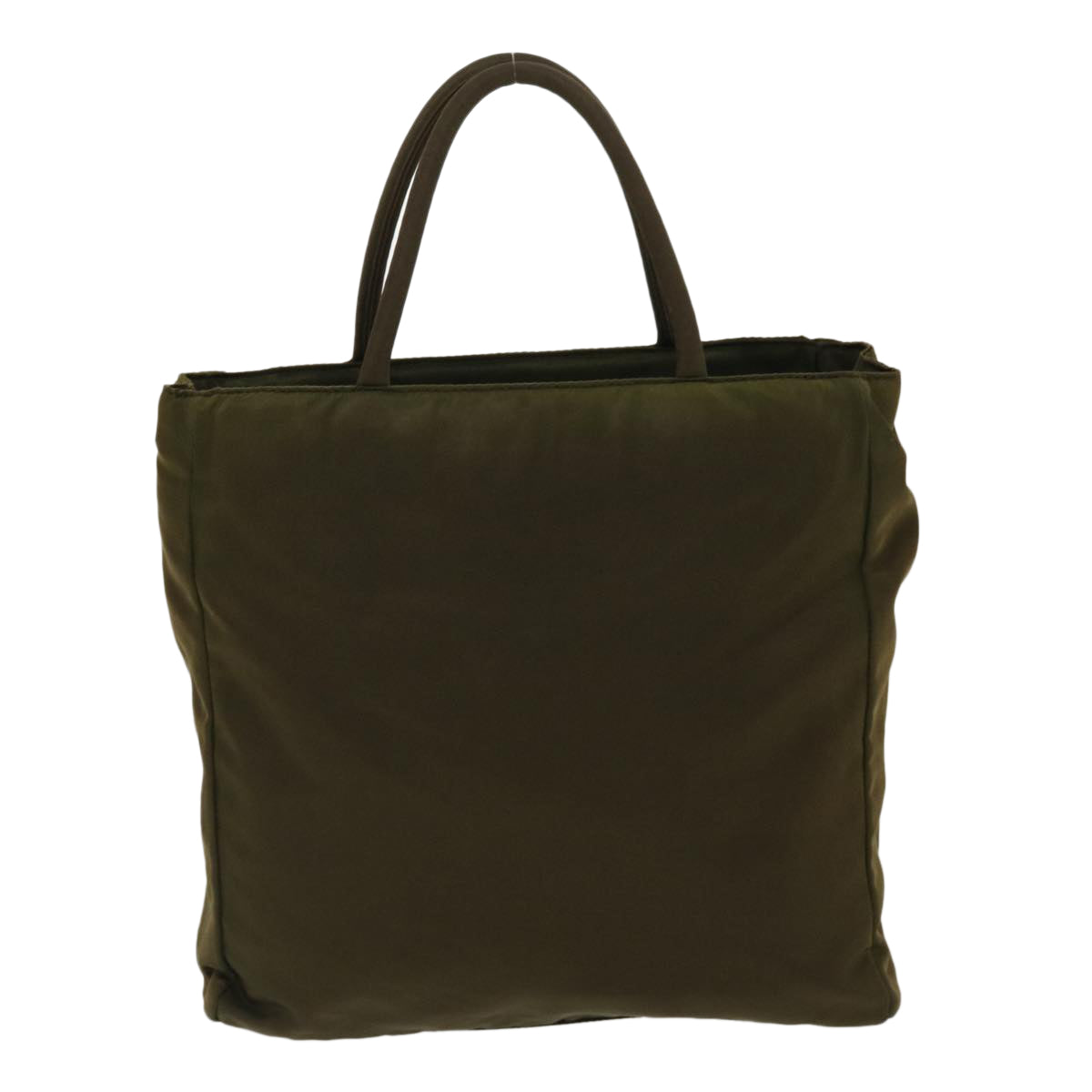 PRADA Hand Bag Nylon Khaki Auth 32408 - 0