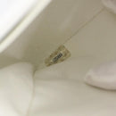 CHANEL Matelasse Pair Shoulder Bag Lamb Skin White CC Auth 32416A-27