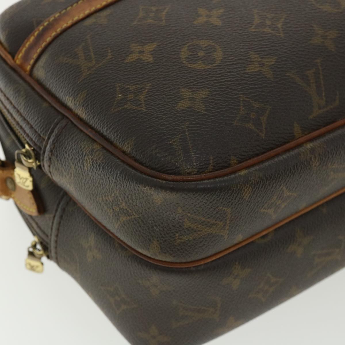 LOUIS VUITTON Monogram Reporter PM Shoulder Bag M45254 LV Auth 32425