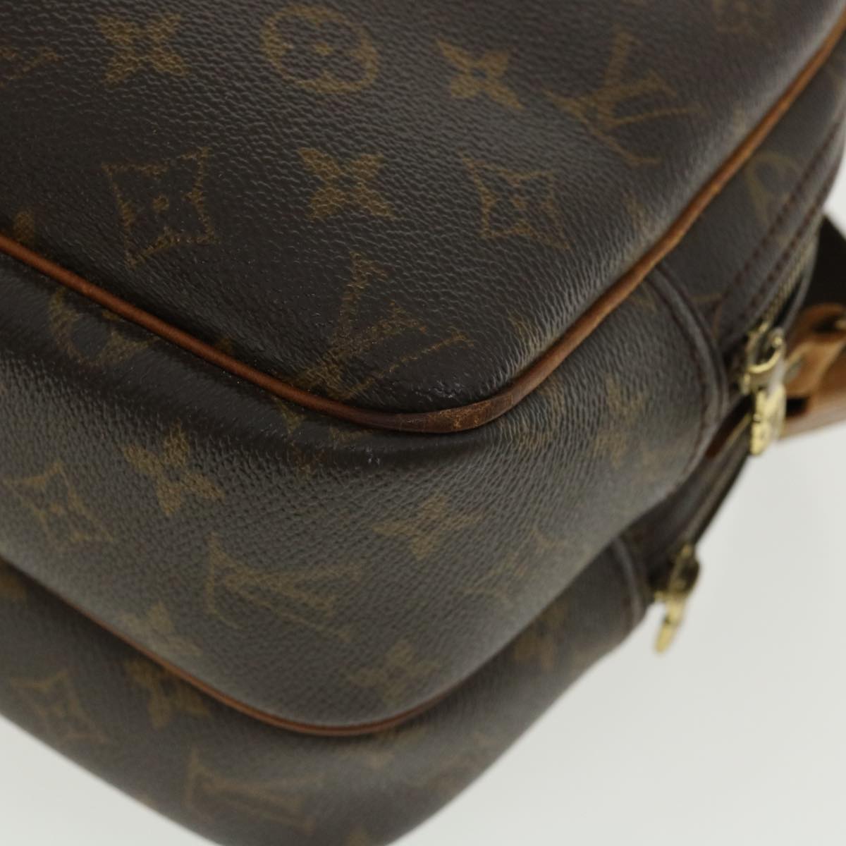 LOUIS VUITTON Monogram Reporter PM Shoulder Bag M45254 LV Auth 32425