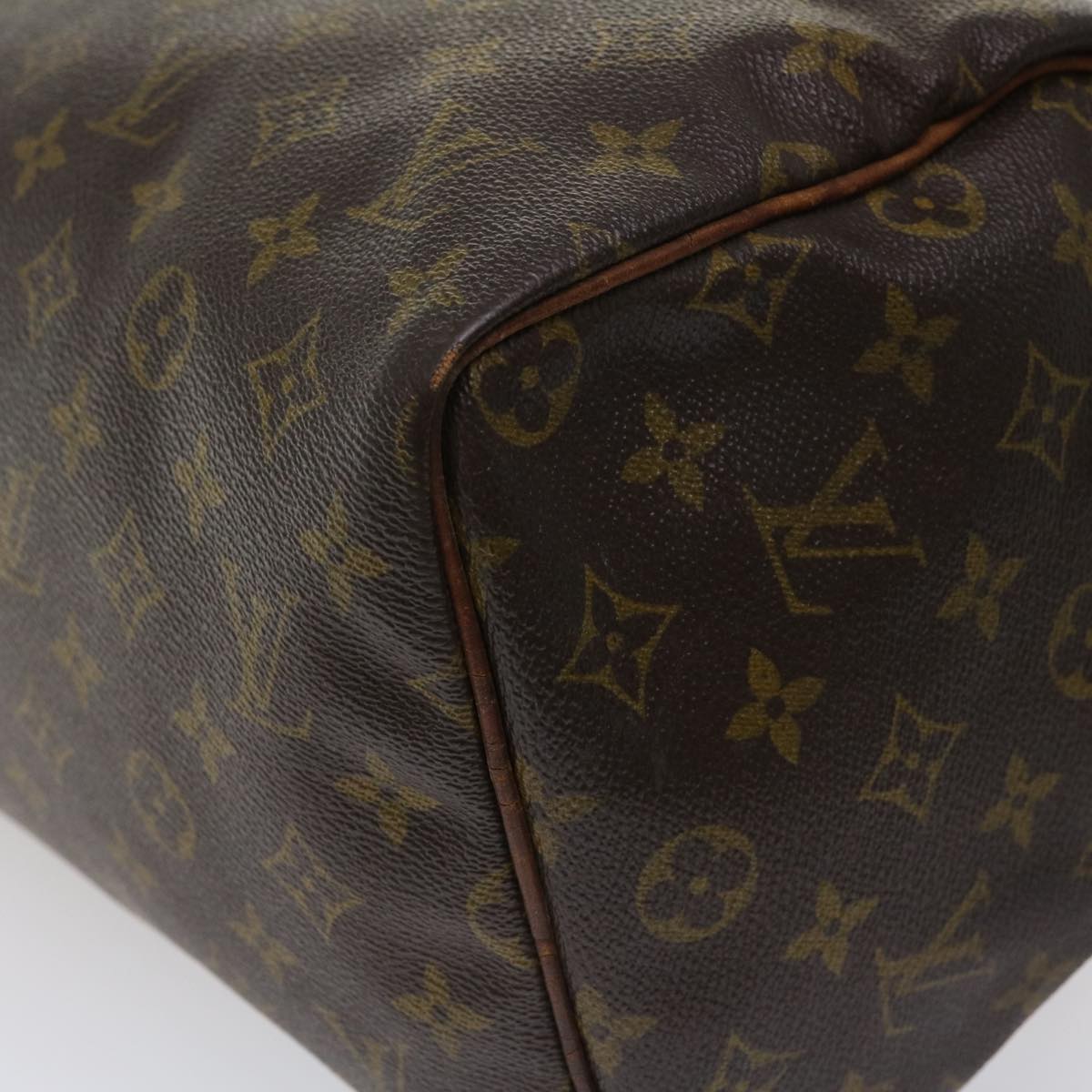 LOUIS VUITTON Monogram Speedy 30 Hand Bag M41526 LV Auth 32442