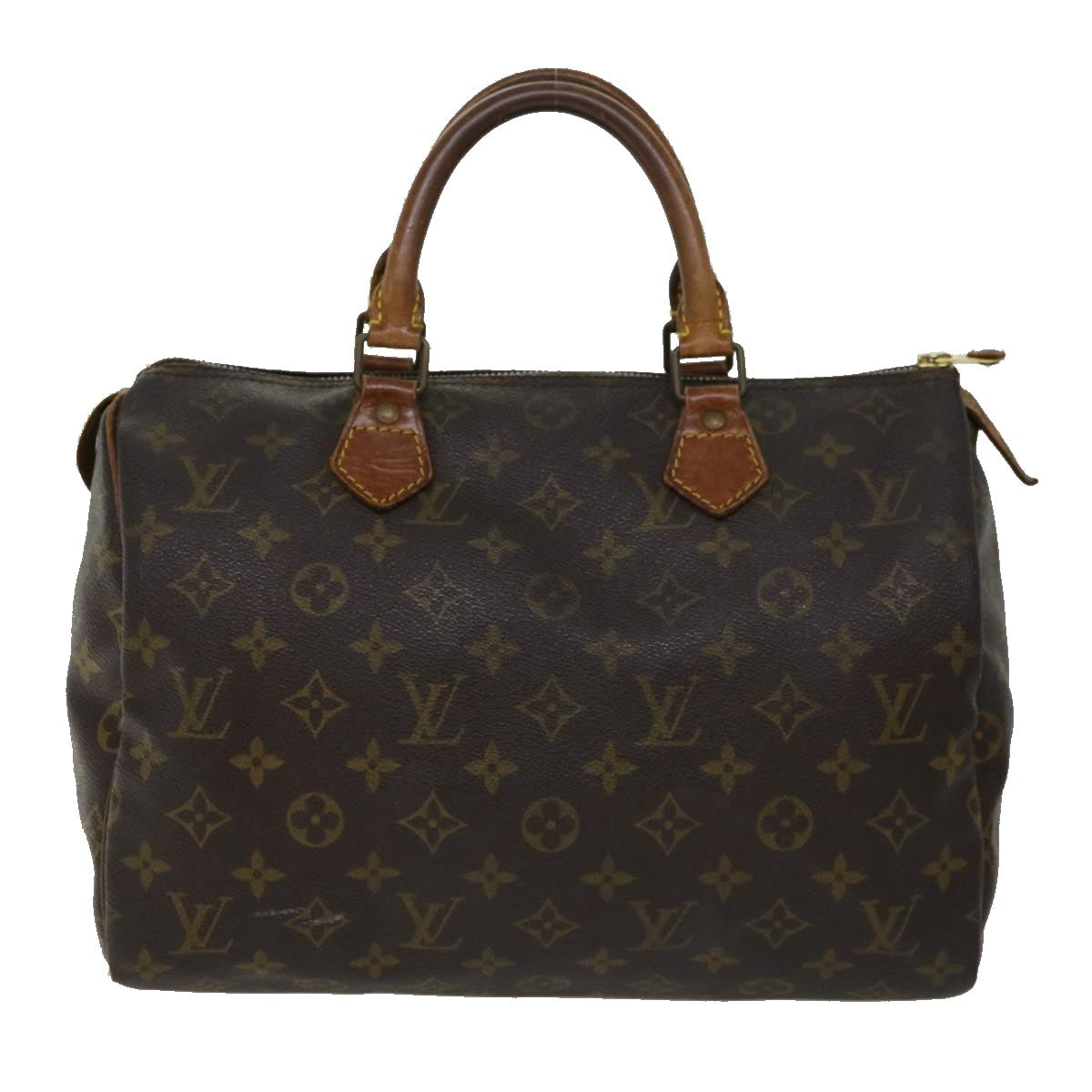 LOUIS VUITTON Monogram Speedy 30 Hand Bag M41526 LV Auth 32442