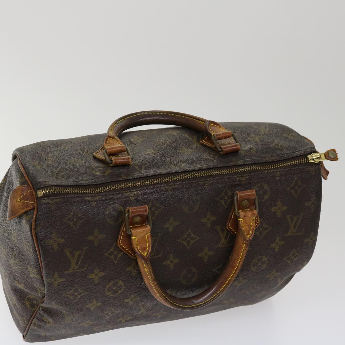 LOUIS VUITTON Monogram Speedy 30 Hand Bag M41526 LV Auth 32442