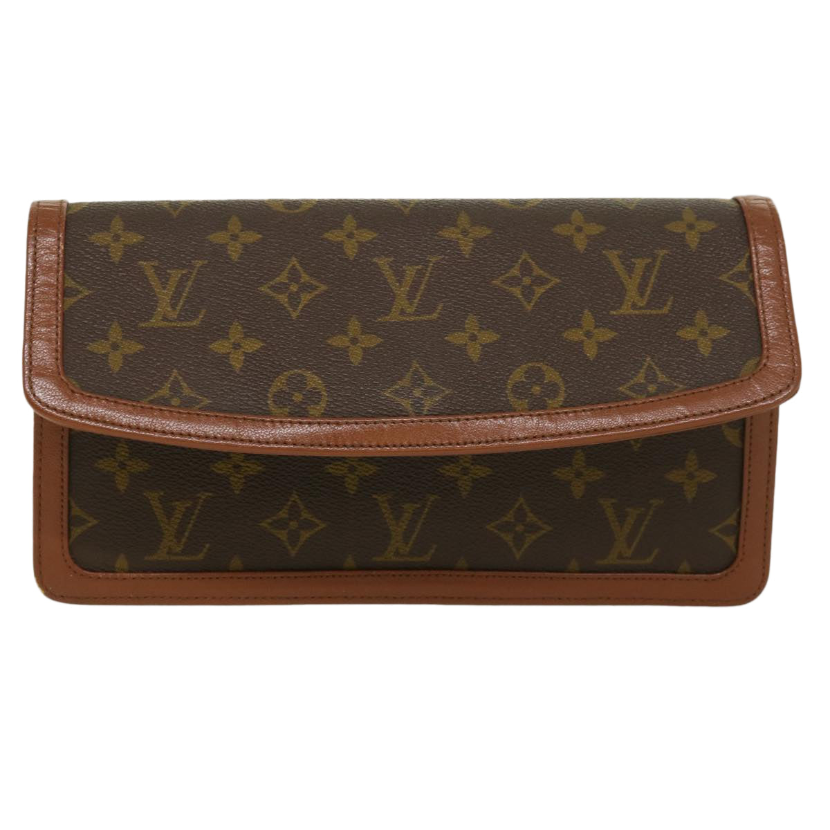 LOUIS VUITTON Monogram Pochette Dam PM Clutch Bag M51812 LV Auth 32473