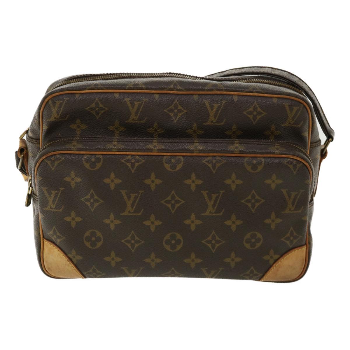 LOUIS VUITTON Monogram Nile Shoulder Bag M45244 LV Auth 32475