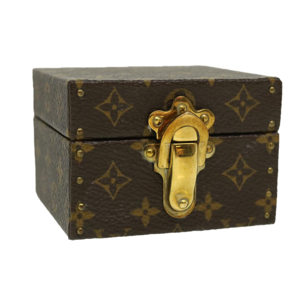 LOUIS VUITTON Monogram Eccrine Declaration Jewelry Box M21010 LV Auth 32529A