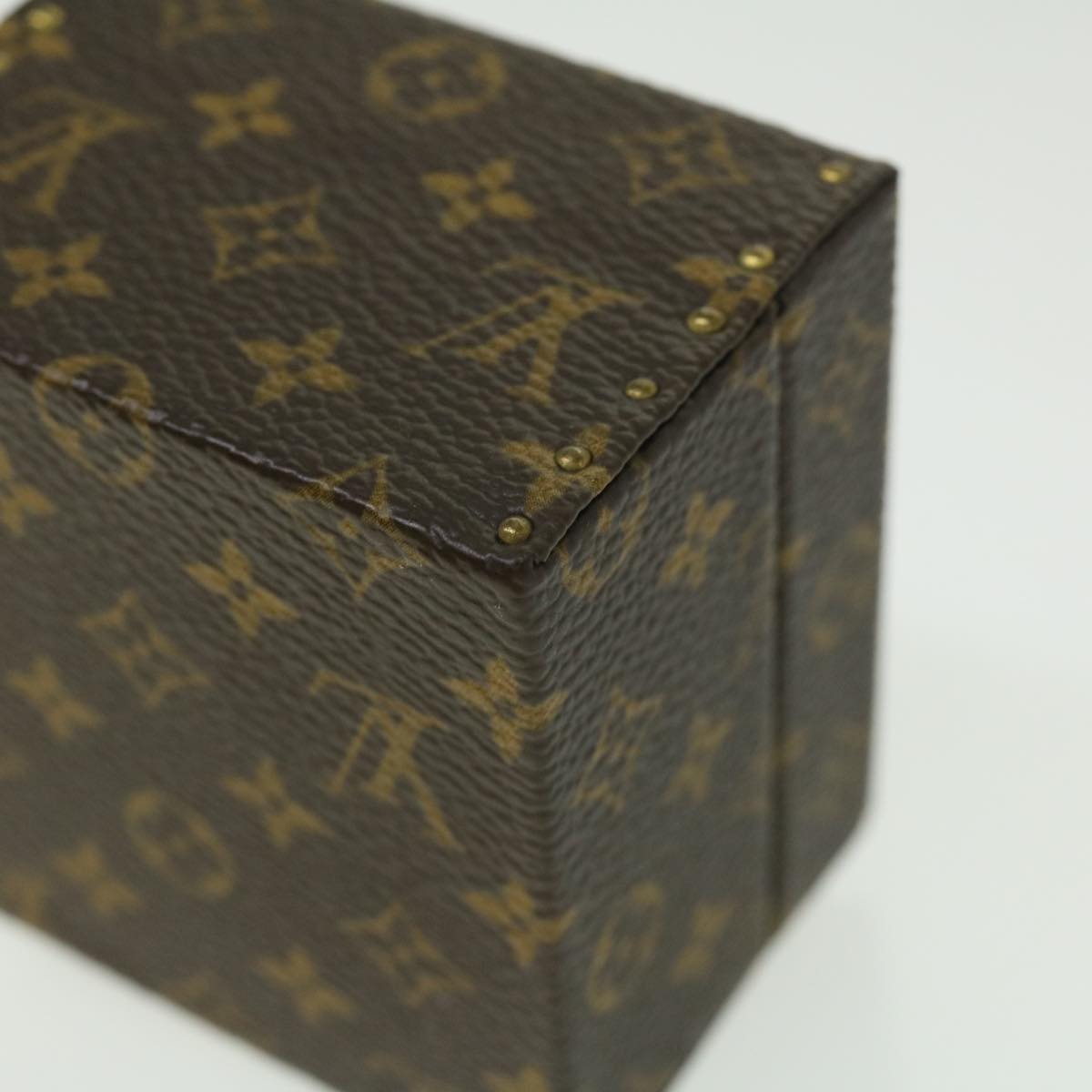 LOUIS VUITTON Monogram Eccrine Declaration Jewelry Box M21010 LV Auth 32529A