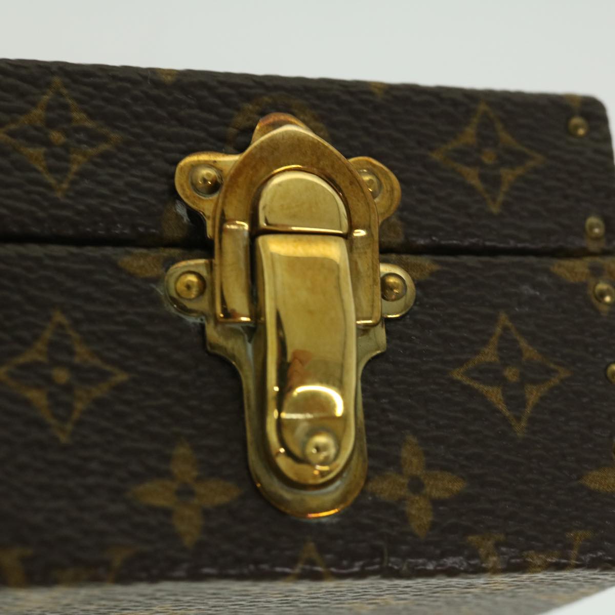 LOUIS VUITTON Monogram Eccrine Declaration Jewelry Box M21010 LV Auth 32529A