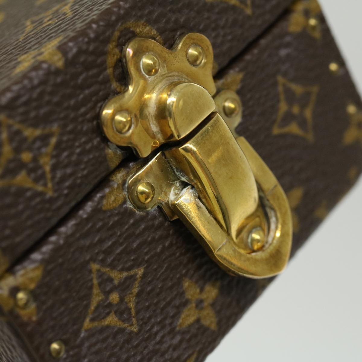 LOUIS VUITTON Monogram Eccrine Declaration Jewelry Box M21010 LV Auth 32529A