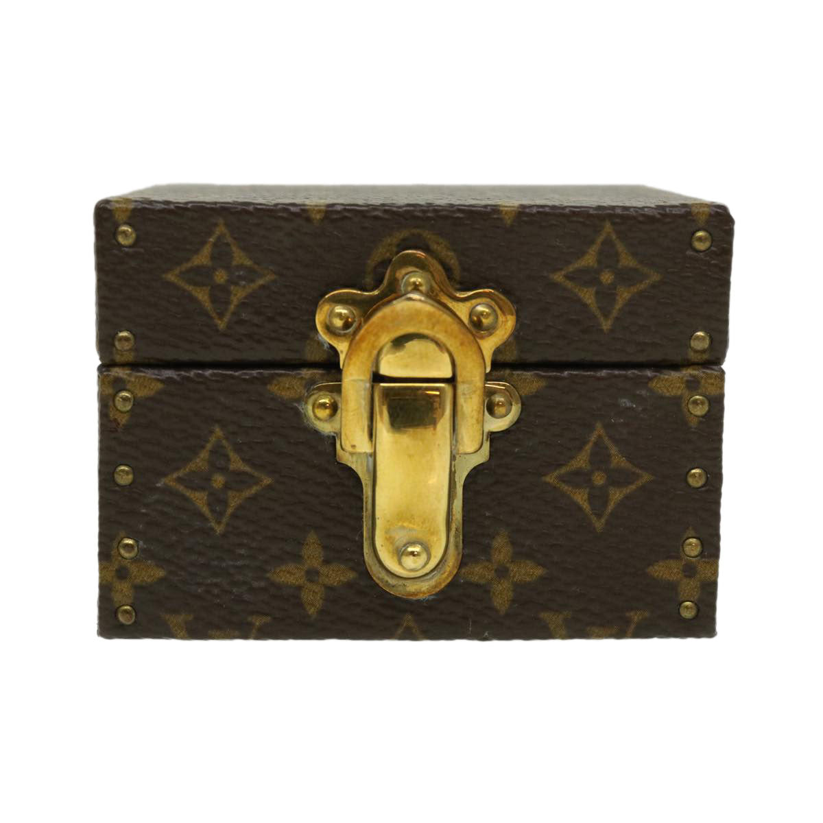 LOUIS VUITTON Monogram Eccrine Declaration Jewelry Box M21010 LV Auth 32529A