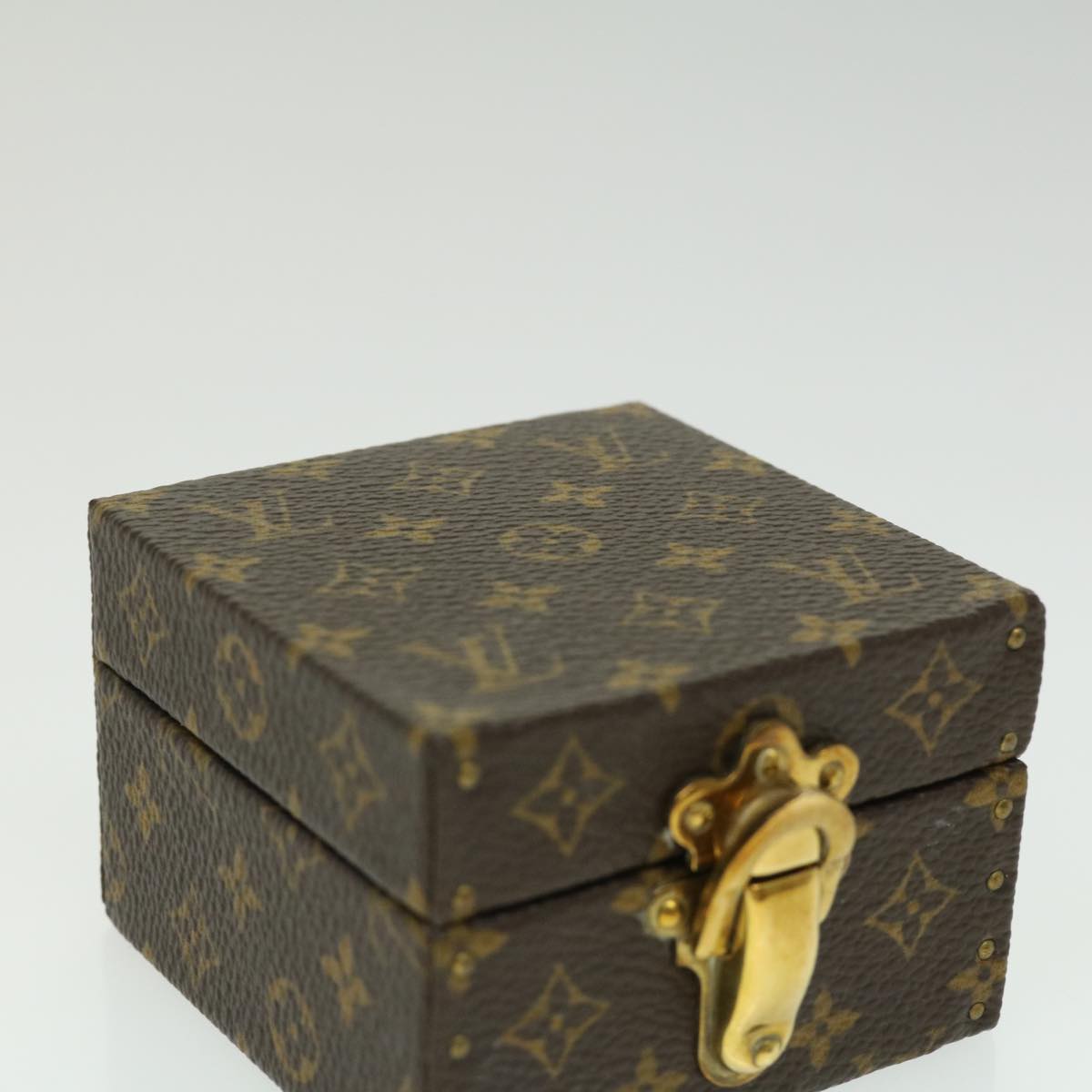 LOUIS VUITTON Monogram Eccrine Declaration Jewelry Box M21010 LV Auth 32529A