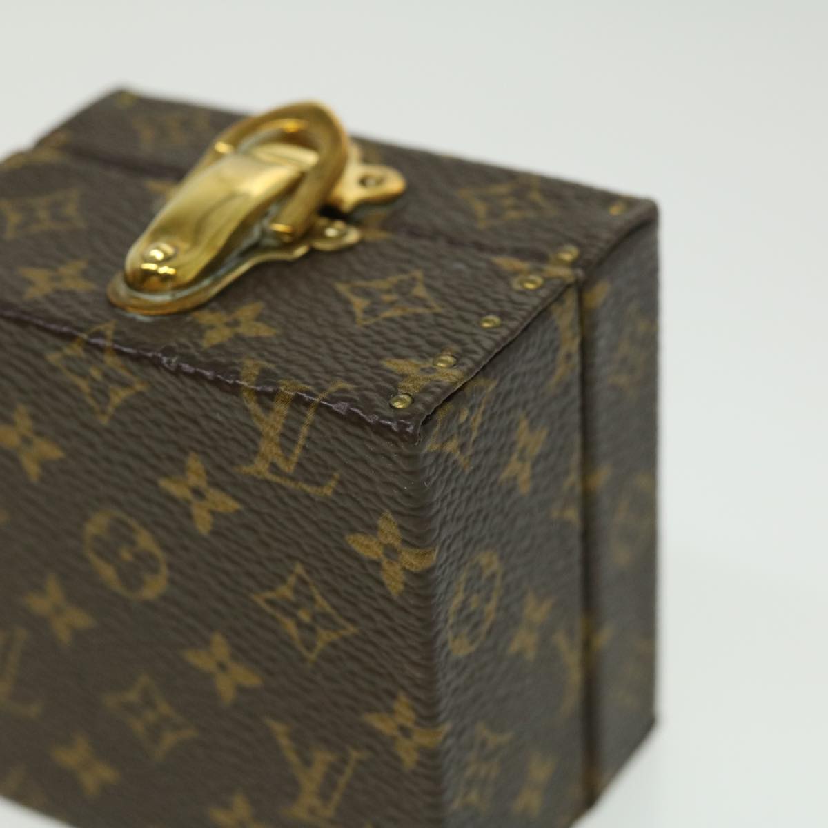 LOUIS VUITTON Monogram Eccrine Declaration Jewelry Box M21010 LV Auth 32529A