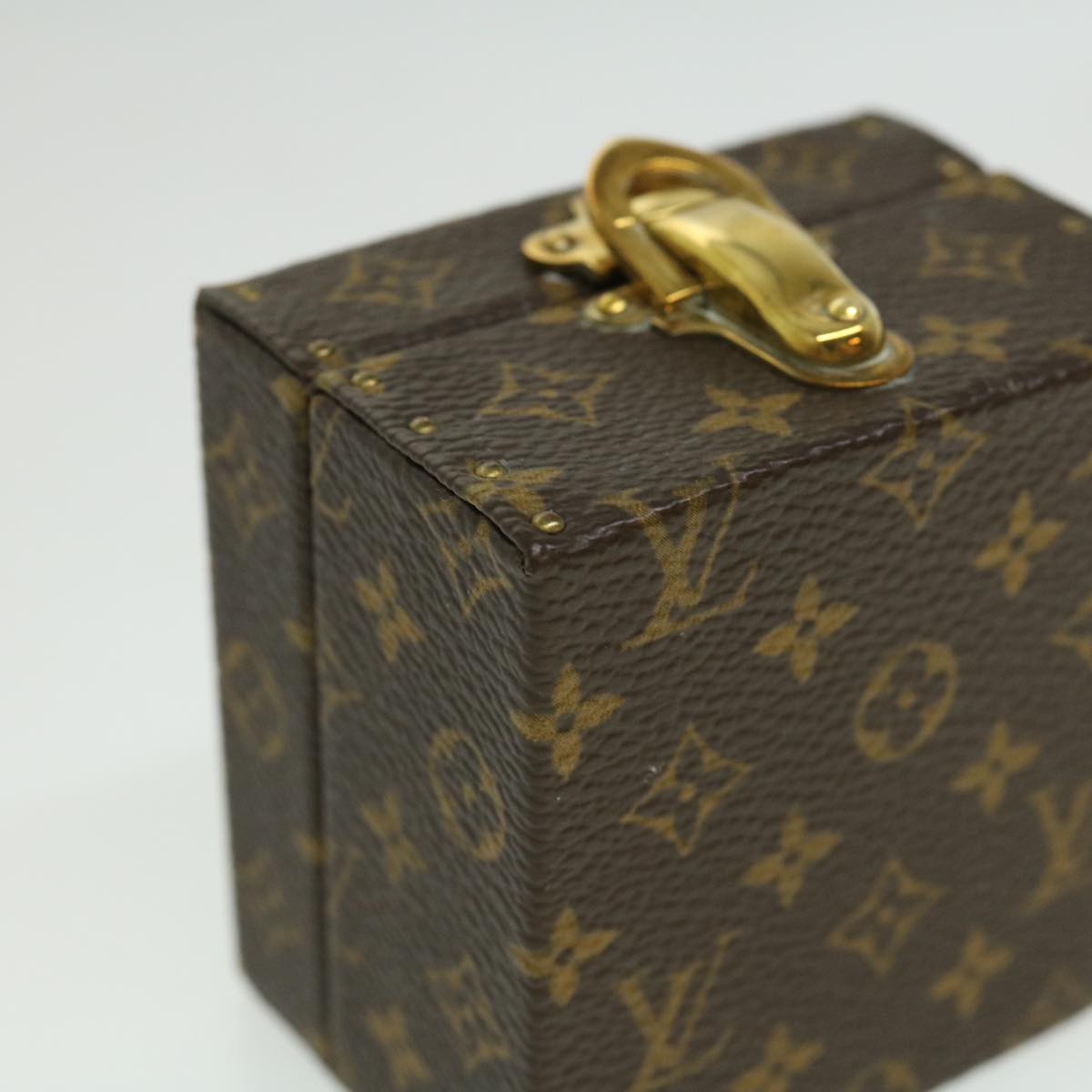 LOUIS VUITTON Monogram Eccrine Declaration Jewelry Box M21010 LV Auth 32529A