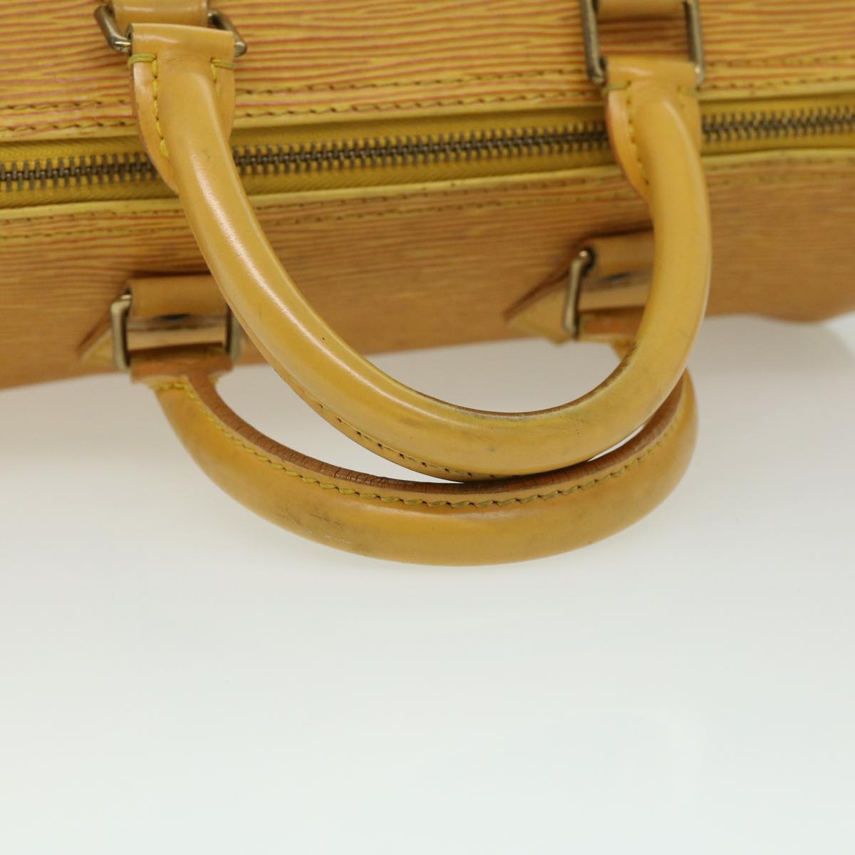 LOUIS VUITTON Epi Speedy 25 Hand Bag Yellow M43019 LV Auth 32541