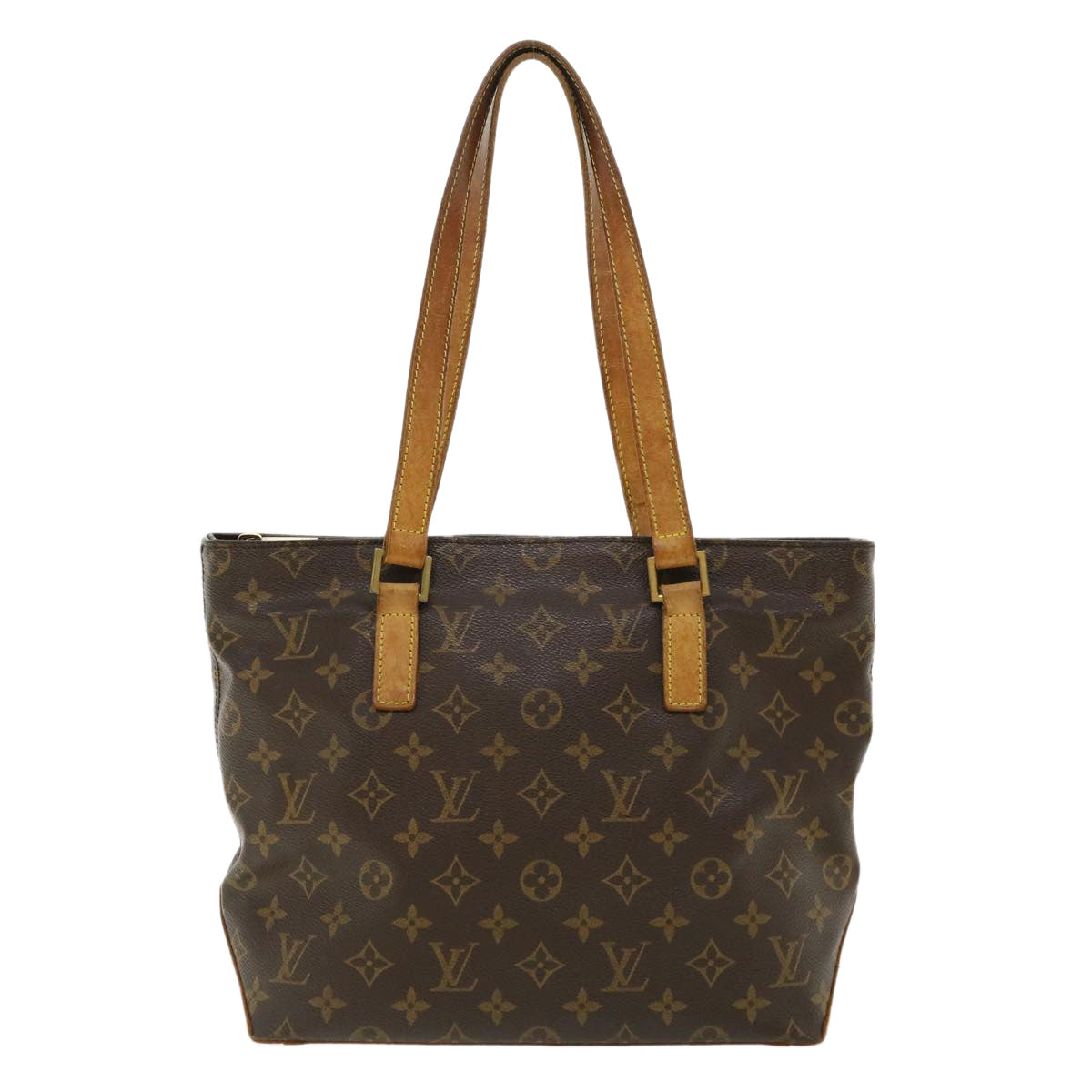 LOUIS VUITTON Monogram Cabas Piano Tote Bag M51148 LV Auth 32560