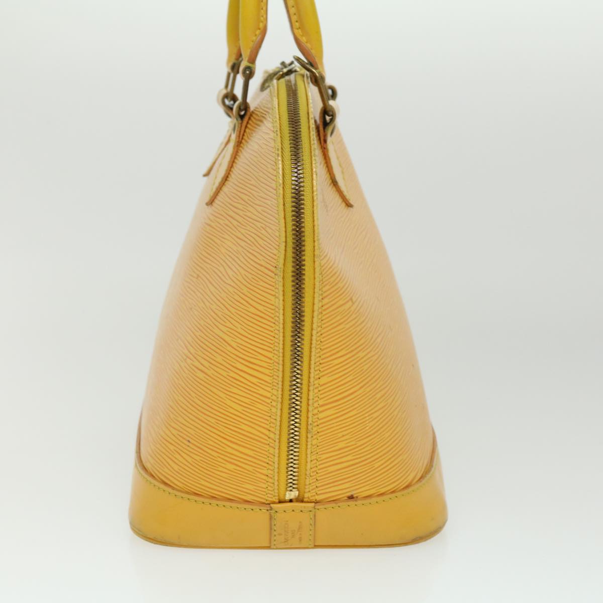 LOUIS VUITTON Epi Alma Hand Bag Yellow M52149 LV Auth 32562