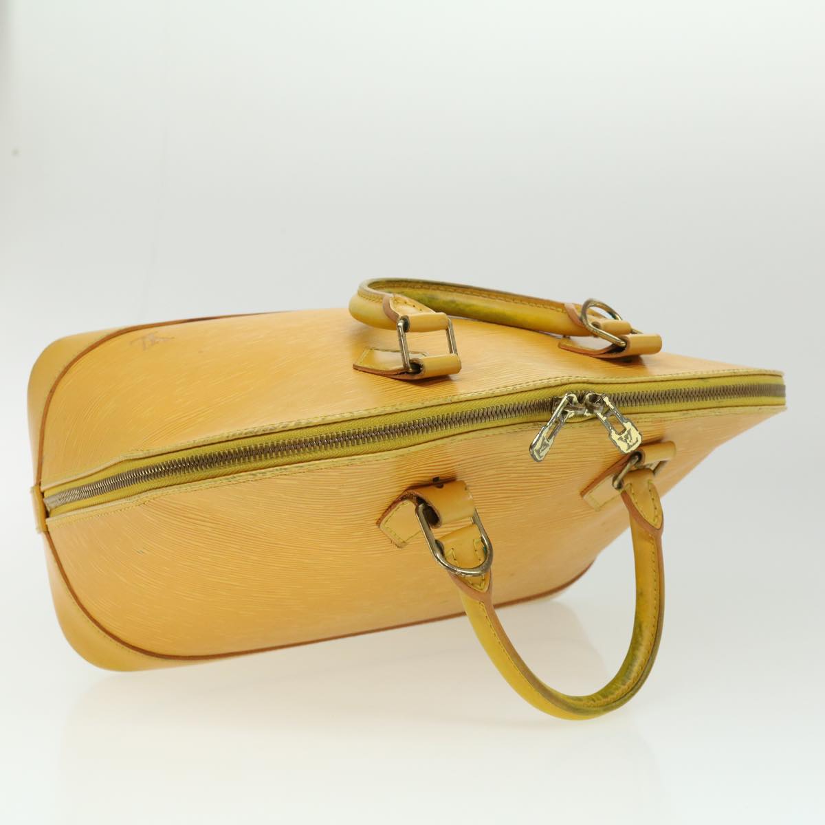 LOUIS VUITTON Epi Alma Hand Bag Yellow M52149 LV Auth 32562