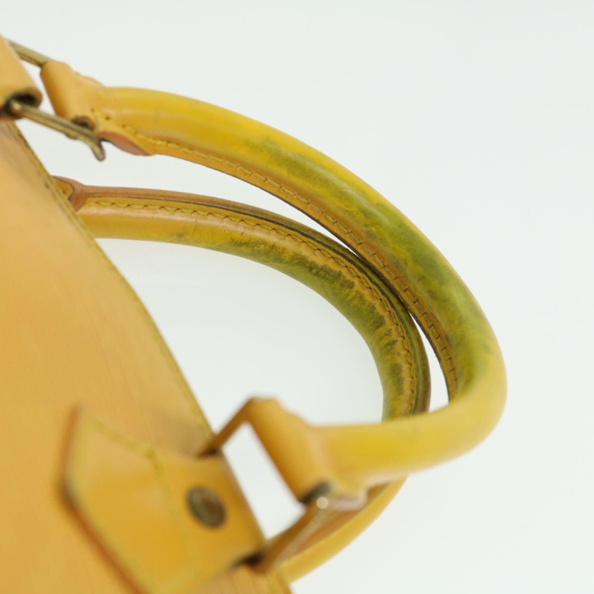 LOUIS VUITTON Epi Alma Hand Bag Yellow M52149 LV Auth 32562