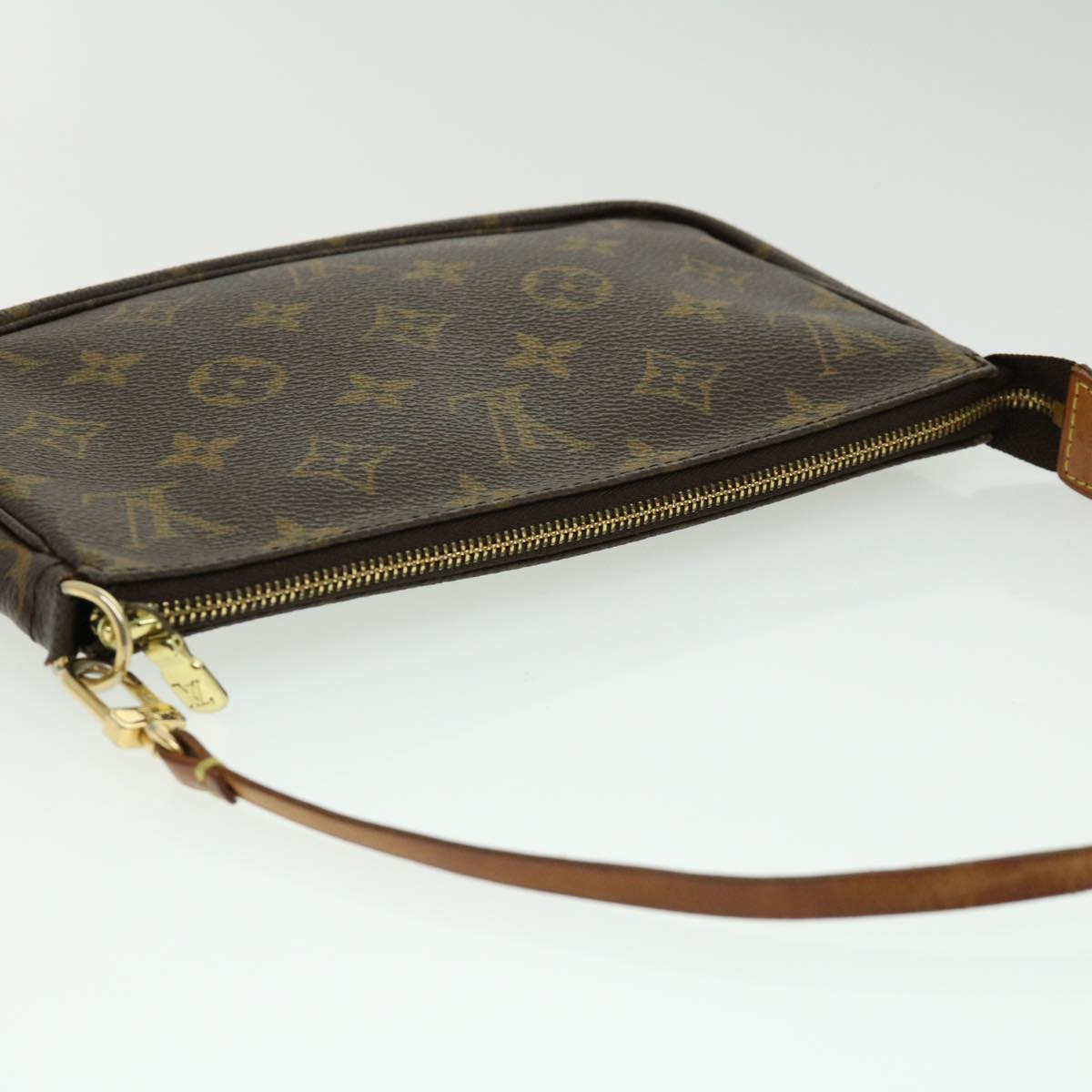 LOUIS VUITTON Monogram Pochette Accessoires Pouch M51980 LV Auth 32571