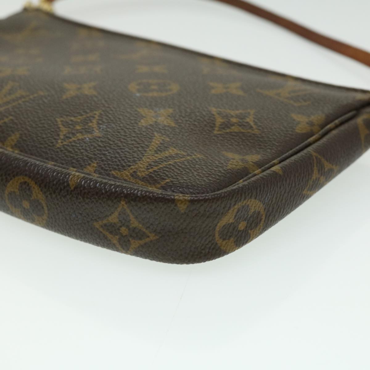 LOUIS VUITTON Monogram Pochette Accessoires Pouch M51980 LV Auth 32571