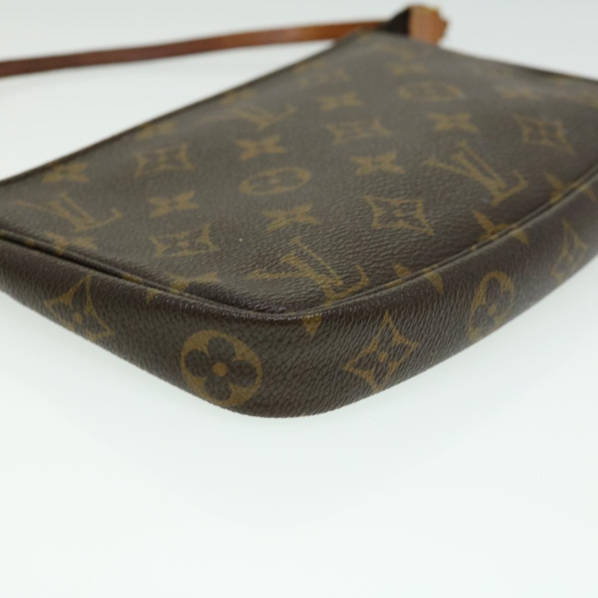 LOUIS VUITTON Monogram Pochette Accessoires Pouch M51980 LV Auth 32571