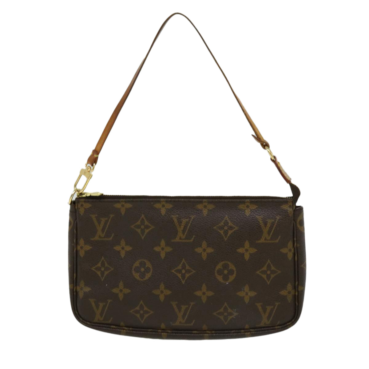 LOUIS VUITTON Monogram Pochette Accessoires Pouch M51980 LV Auth 32571