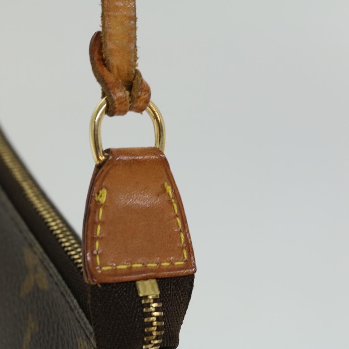 LOUIS VUITTON Monogram Pochette Accessoires Pouch M51980 LV Auth 32571