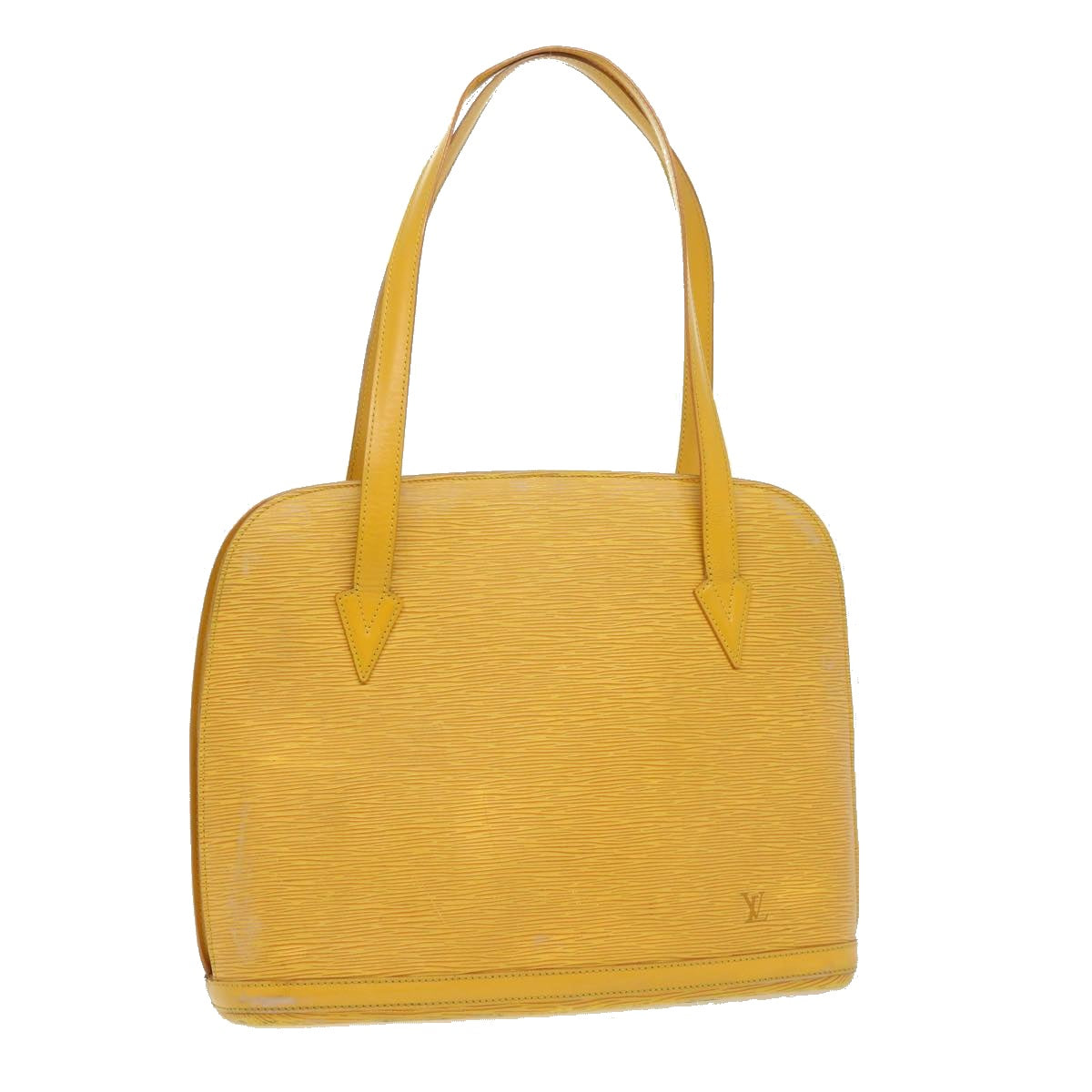 LOUIS VUITTON Epi Lussac Shoulder Bag Yellow M52289 LV Auth 32581