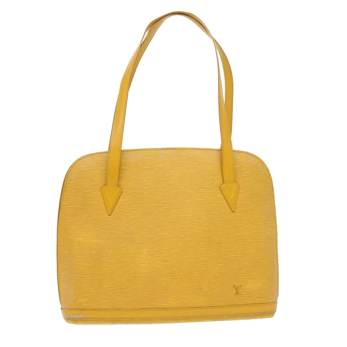 LOUIS VUITTON Epi Lussac Shoulder Bag Yellow M52289 LV Auth 32581