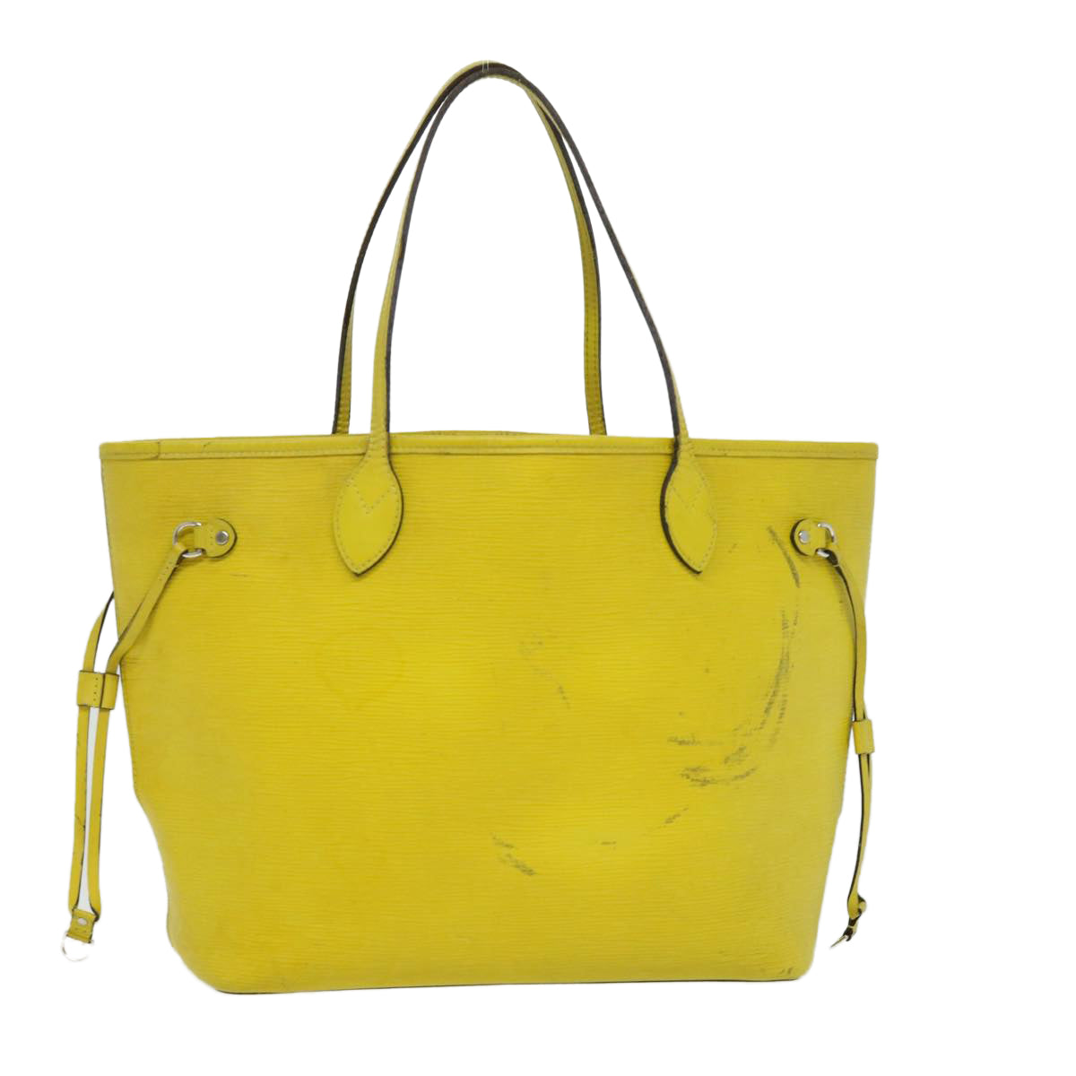 LOUIS VUITTON Epi Neverfull MM Tote Bag Yellow M40956 LV Auth 32590