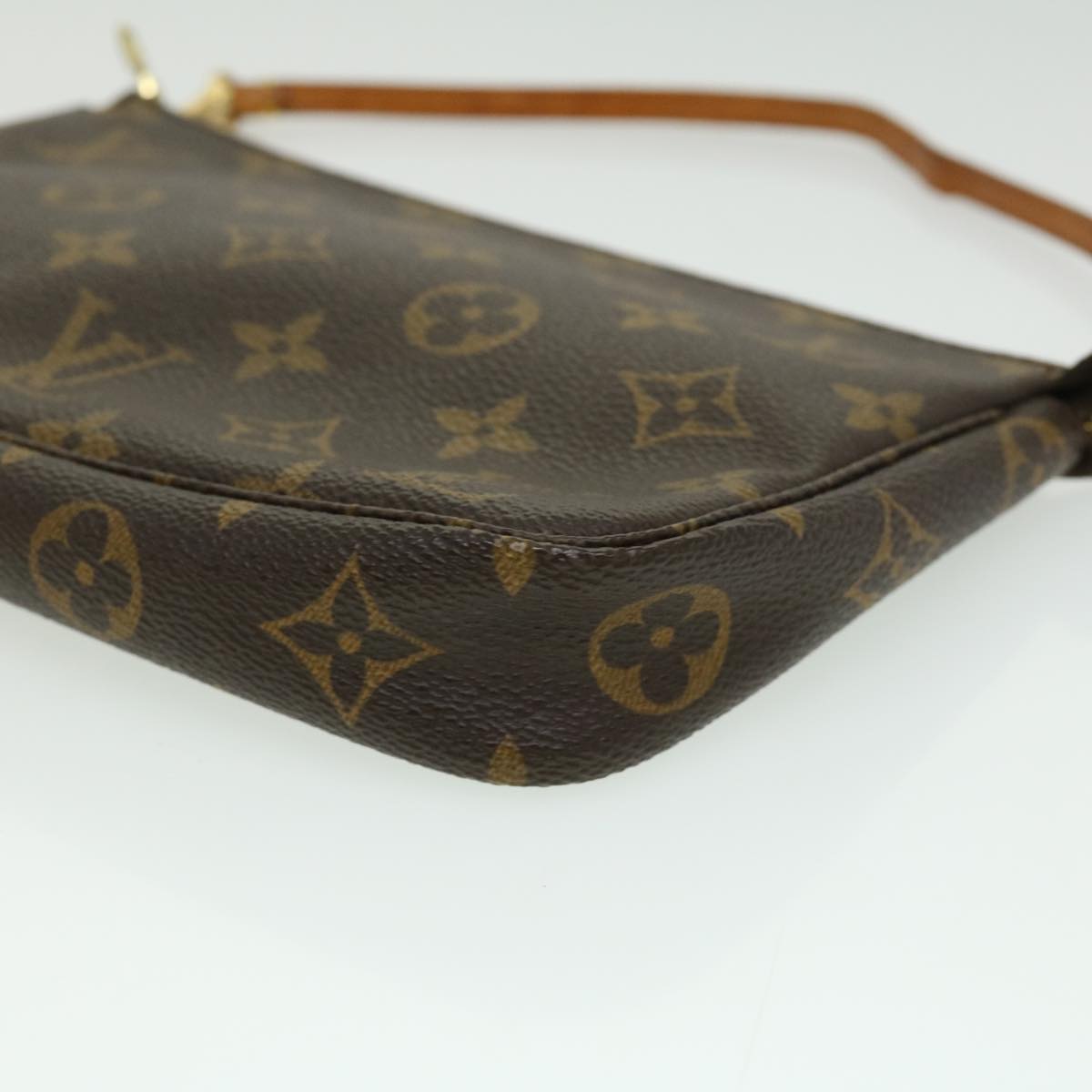 LOUIS VUITTON Monogram Pochette Accessoires Pouch M51980 LV Auth 32623