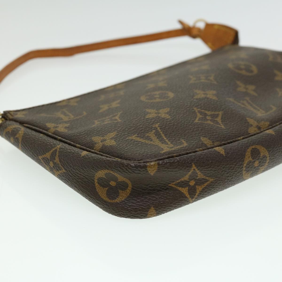 LOUIS VUITTON Monogram Pochette Accessoires Pouch M51980 LV Auth 32623