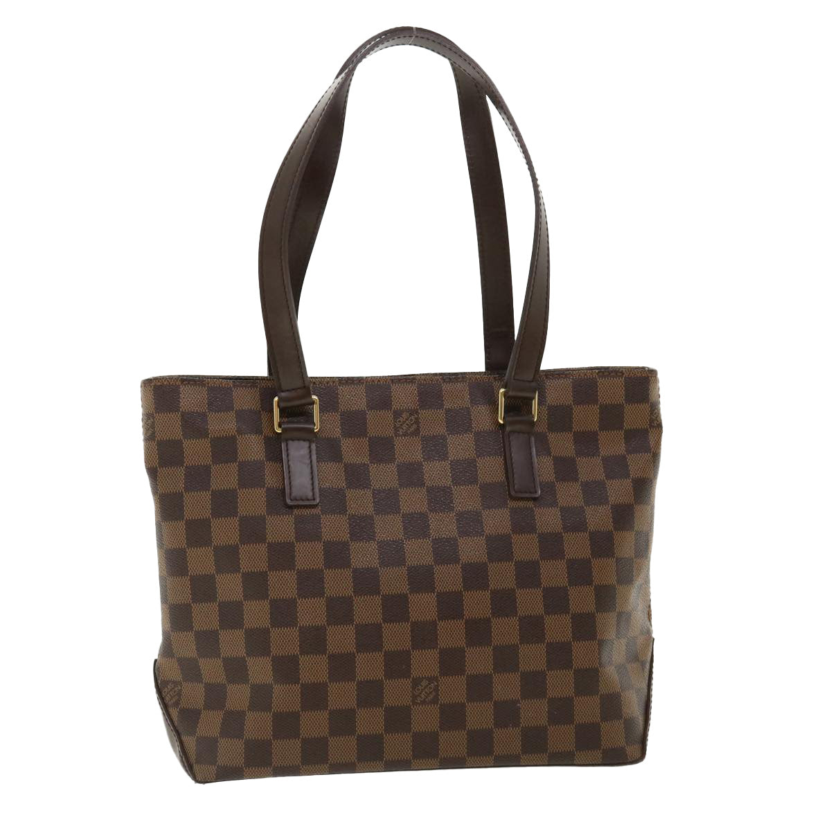 LOUIS VUITTON Damier Ebene Cabas Piano Tote Bag SPO M51148 LV Auth 32631