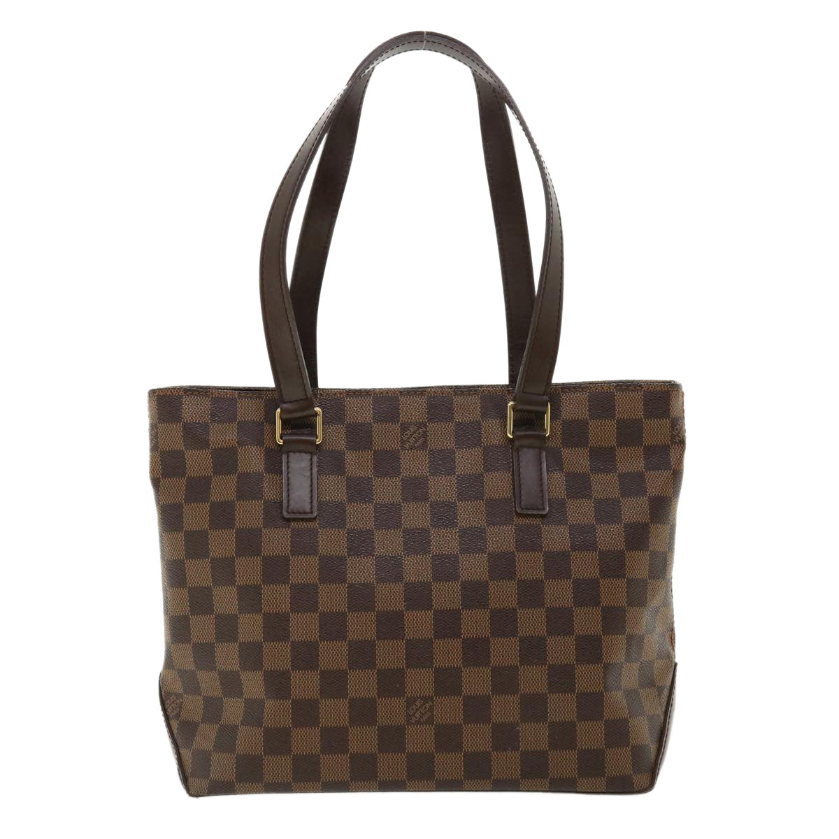 LOUIS VUITTON Damier Ebene Cabas Piano Tote Bag SPO M51148 LV Auth 32631