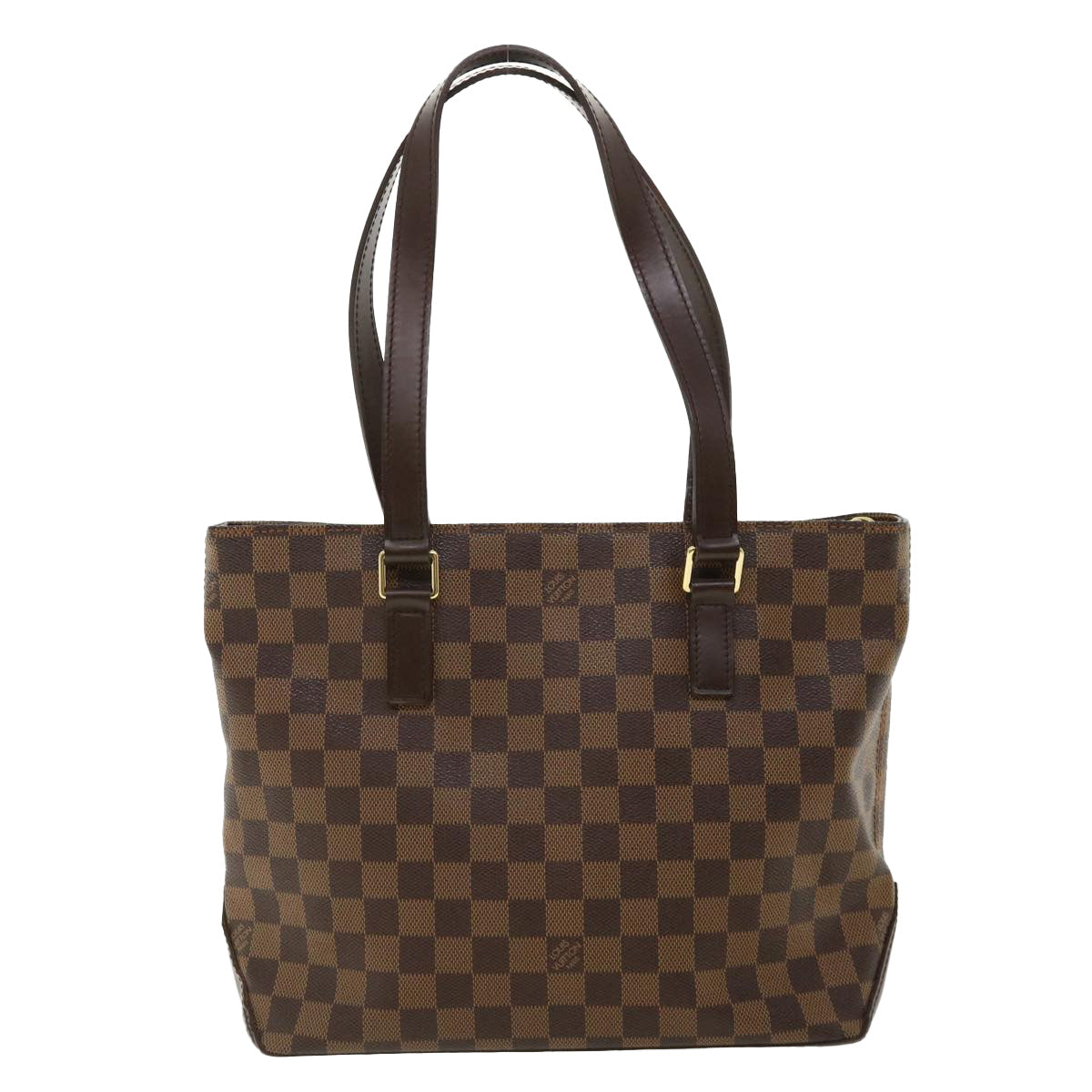 LOUIS VUITTON Damier Ebene Cabas Piano Tote Bag SPO M51148 LV Auth 32631 - 0