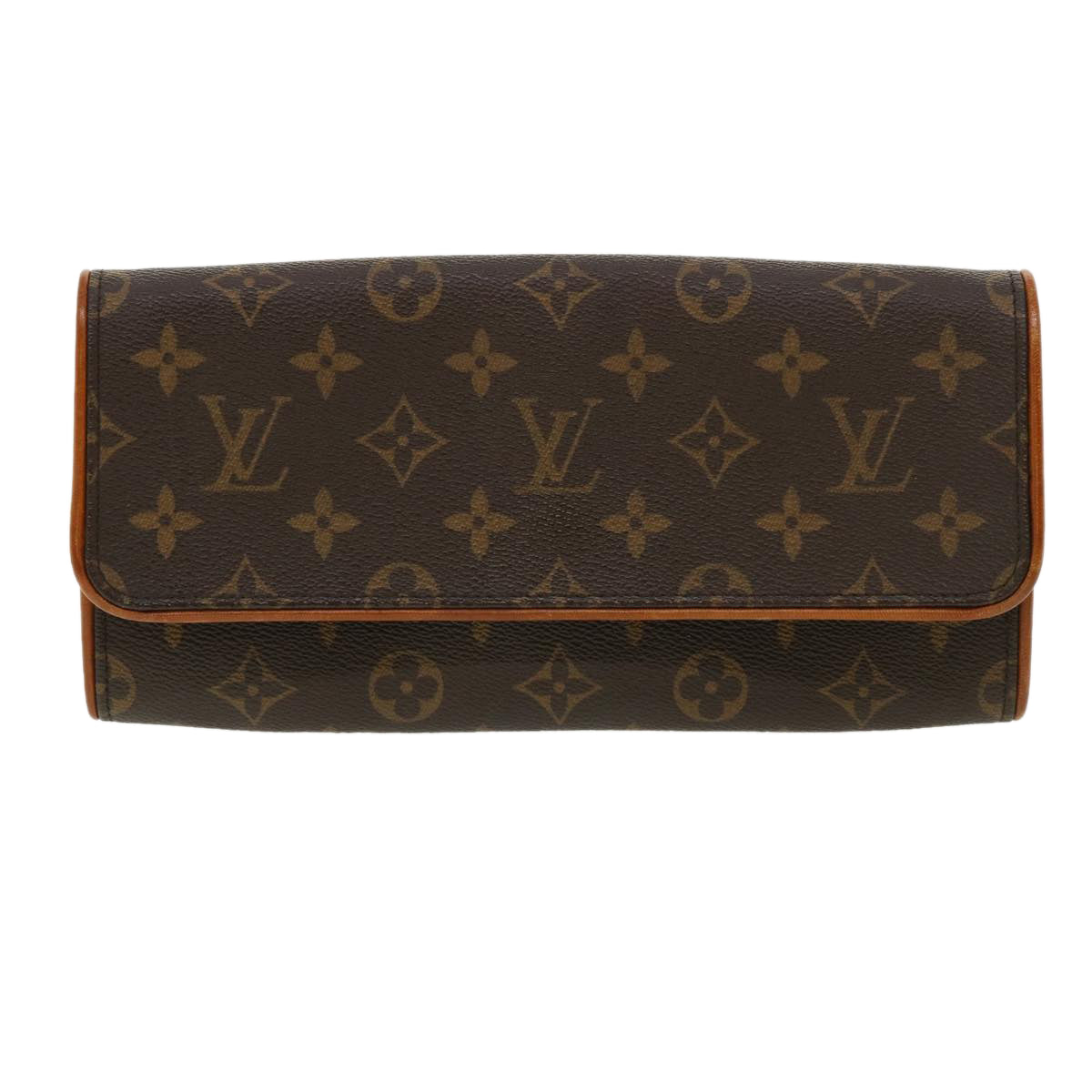 LOUIS VUITTON Monogram Pochette Twin GM Shoulder Bag M51852 LV Auth 32665