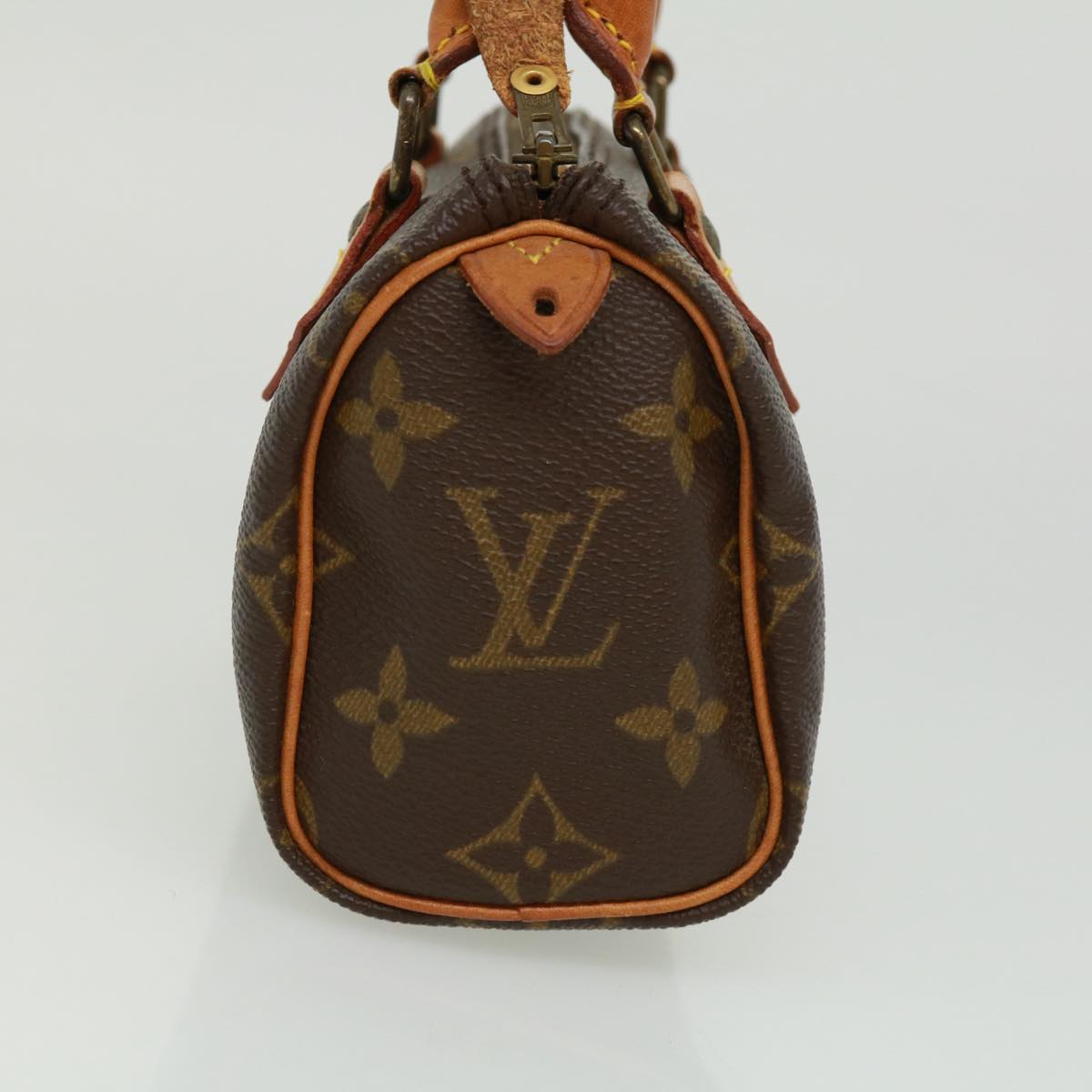 LOUIS VUITTON Monogram Mini Speedy Hand Bag M41534 LV Auth 32678