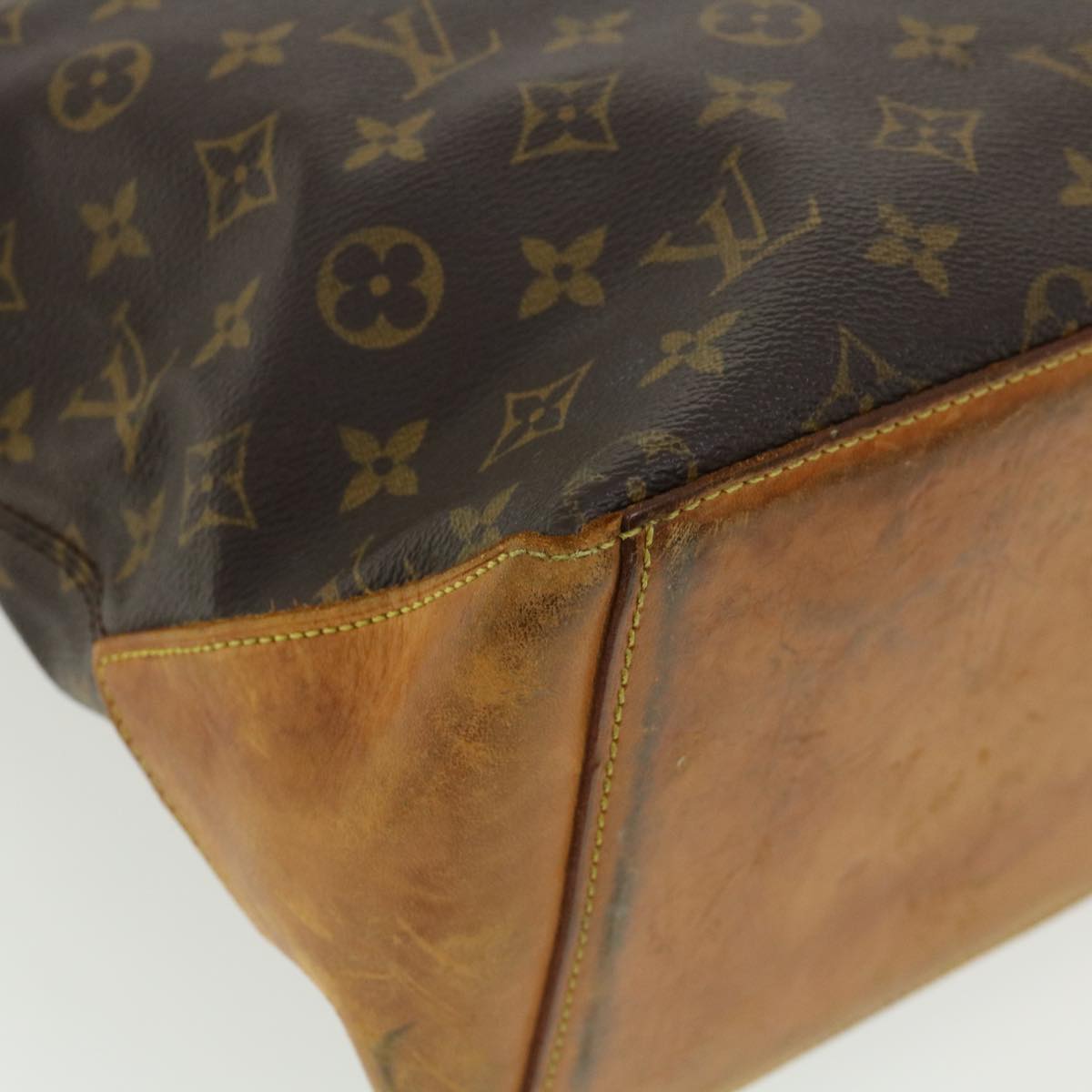 LOUIS VUITTON Monogram Cabas Mezzo Tote Bag M51151 LV Auth 32679