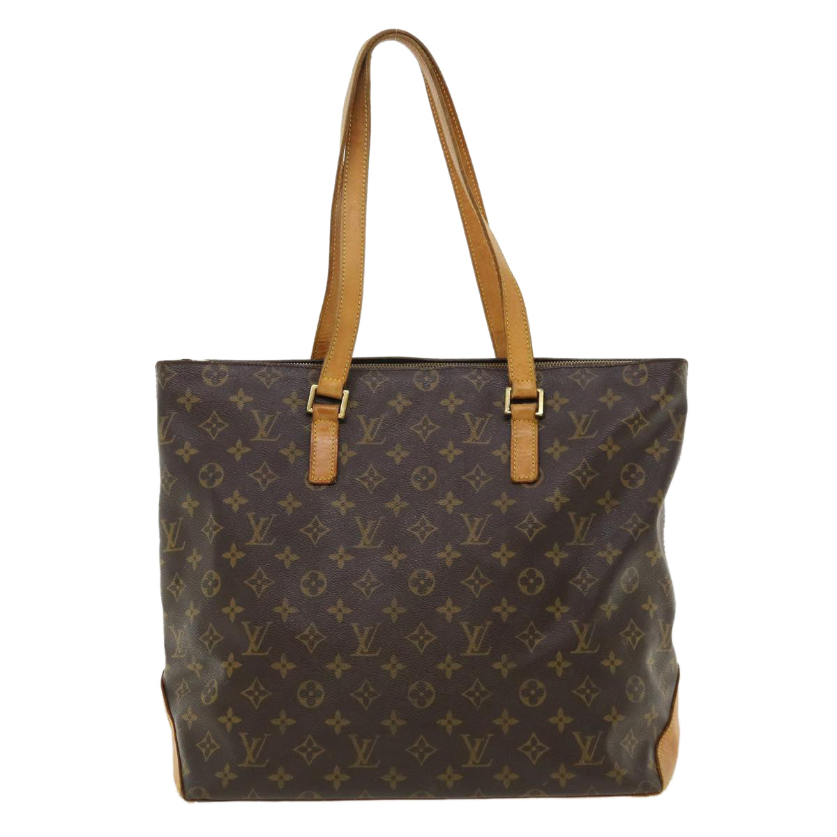 LOUIS VUITTON Monogram Cabas Mezzo Tote Bag M51151 LV Auth 32679